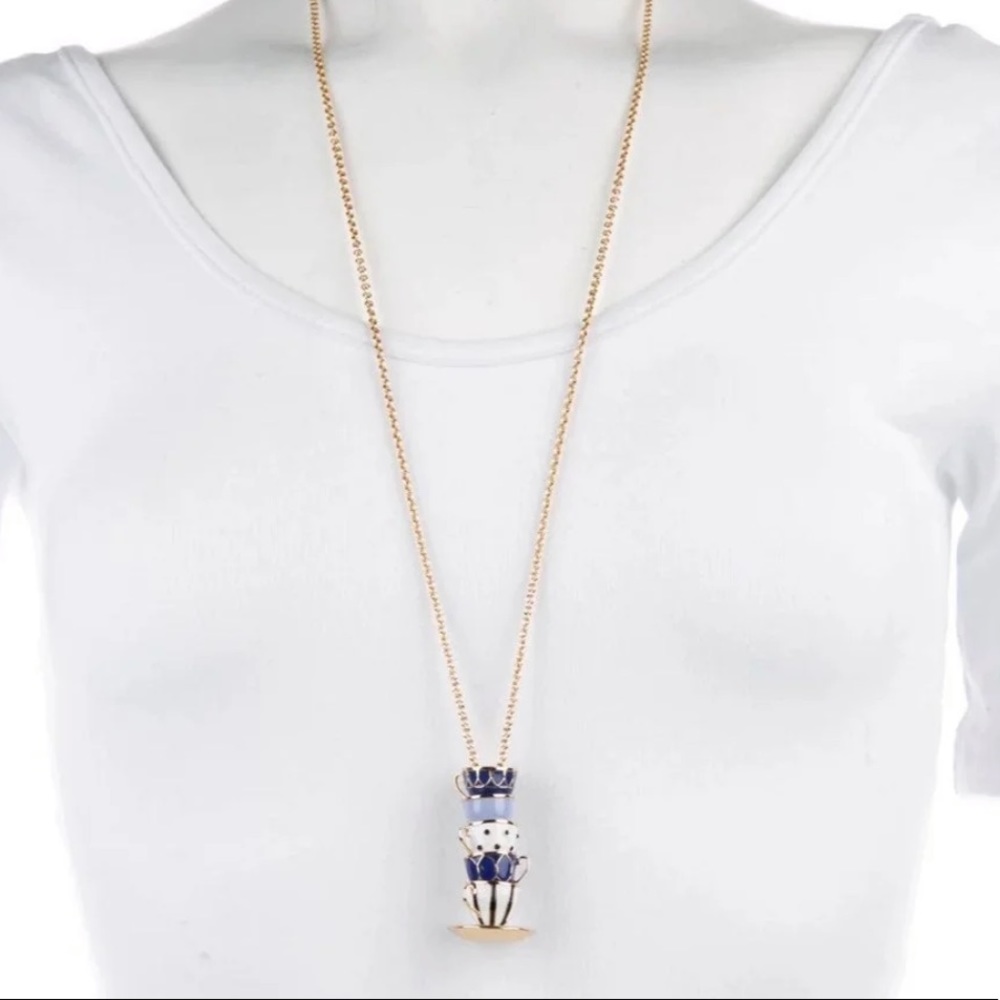 $128 Kate Spade tea time teacup pendant - Picture 4 of 10